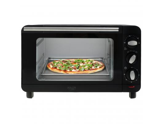 Mini orkaitė Adler AD 6029, 14 L, 1200 W, juoda