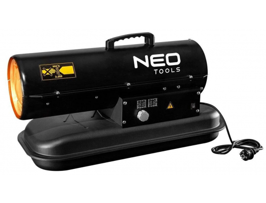 Tepalinis šildytuvas NEO 90-080, 20 W, IPX4, juodas