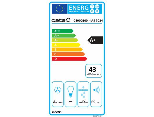 Indukcinė kaitlentė CATA IAS 7024, indukcinė, 77 cm, 4 kaitvietės, juoda, su slankikliu