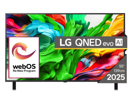 Televizorius LG 55QNED85A3C, 4K UHD (2160p), webOS