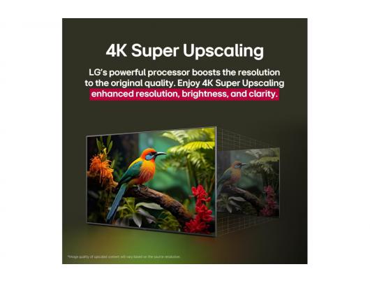 Televizorius LG 86QNED80A3A, 86" 218 cm 4K UHD (2160p) webOS