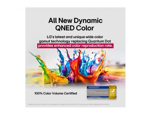 Televizorius LG 86QNED80A3A, 86" 218 cm 4K UHD (2160p) webOS