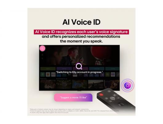 Televizorius LG 86QNED80A3A, 86" 218 cm 4K UHD (2160p) webOS