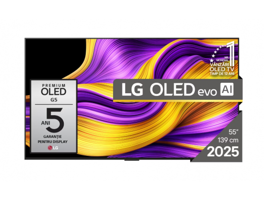 Televizorius LG OLED55G51LW, 55", 140 cm, 4K UHD (2160p), webOS