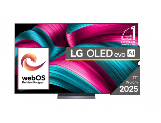 Televizorius LG OLED77C51LA, 77" 196 cm 4K UHD (2160p) webOS