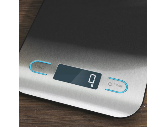 Virtuvės svarstyklės Cecotec CookControl, maksimali talpa 5 kg, gradacija 1 g, ekrano tipas LCD