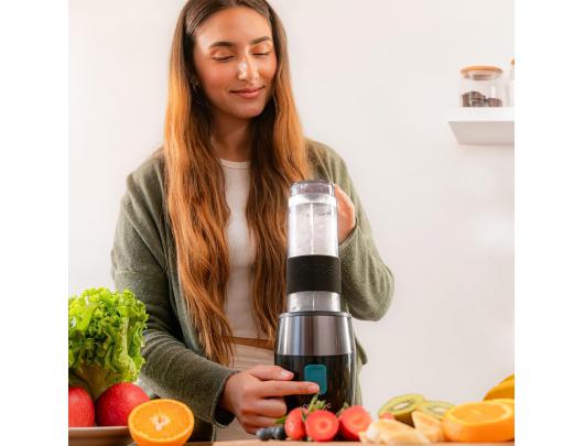Kokteilinė Cecotec Power Titanium 900 ProGo, stalinis, 900 W, ąsočio talpa 2x0.57 L, ledo smulkinimas, juodas