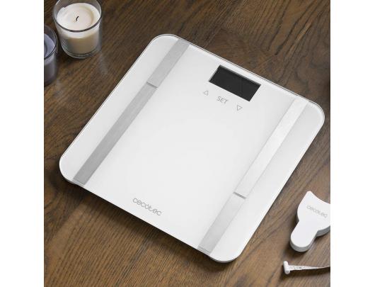 Svarstyklės Cecotec Surface Precision 9400 Full Healthy, maksimalus svoris (talpa) 180 kg, tikslumas 100 g, baltos