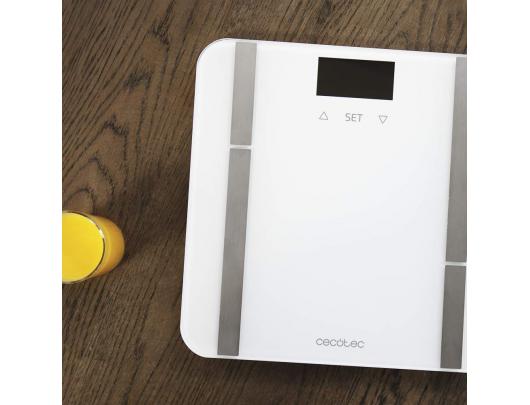 Svarstyklės Cecotec Surface Precision 9400 Full Healthy, maksimalus svoris (talpa) 180 kg, tikslumas 100 g, baltos