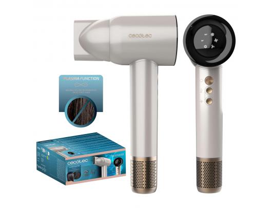 Plaukų džiovintuvas Cecotec IoniCare RockStar Nano IonTech, 1600 W, 3 temperatūros nustatymai, joninė funkcija, šampaninis