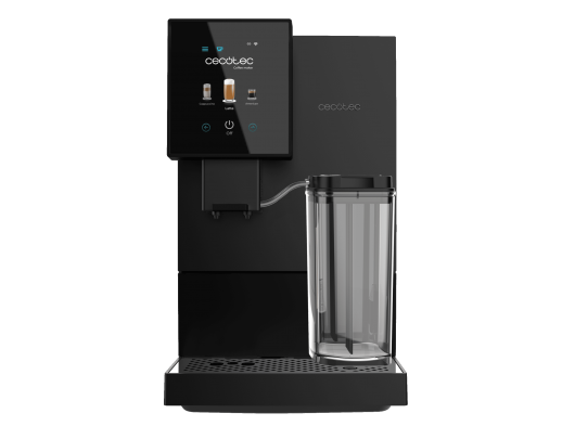 Kavos aparatas Cecotec Cremmaet Compactccino Connected, 19 barų pompos slėgis, įmontuotas pieno putų plakiklis, super-automatinis, juodas