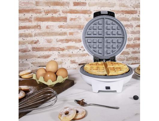 Vaflinė Cecotec Fun Gofrestone 3in1, 700 W, 3 kepiniai, vafliai/keksiukai/spurgos, balta