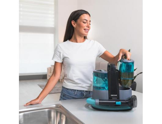 Plaunantis siurblys Cecotec Conga 4000, laidinis veikimas, 400 W, veikimo spindulys 5 m, juodas.