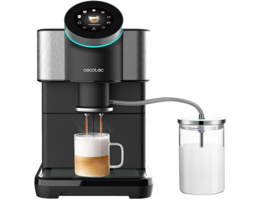 Kavos aparatas Cecotec Cremmaet Spin, 19 barų slėgio pompa, įmontuotas pieno putų plakiklis, super-automatinis, 1450 W