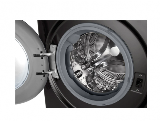 Skalbyklė-džiovyklė LG F4DR711S2BA, A/D, priekinis pakrovimas, 11 kg, 1400 RPM, 57x60 cm, TFT ekranas, džiovinimas 6 kg, garų funkcija, Wi-Fi, juoda.