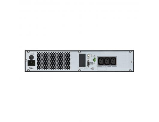 Nepertraukiamo maitinimo šaltinis Schneider Electric Easy, Rackmount 2U, Intelligent Card Slot, LCD, su bėgelių rinkiniu