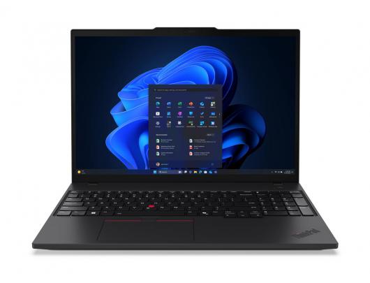 Nešiojamas kompiuteris Lenovo ThinkPad T16 G4, Intel Core Ultra 7, 32GB DDR5, 1000GB SSD, Windows 11 Pro, 802.11ax, Bluetooth 5.3, LTE Upgradable, apšviesta klaviatūra, garantija 36 mėn.