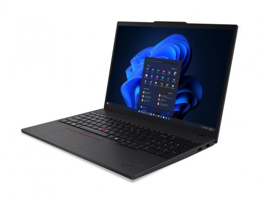 Nešiojamas kompiuteris Lenovo ThinkPad T16 G4, Intel Core Ultra 7, 32GB DDR5, 1000GB SSD, Windows 11 Pro, 802.11ax, Bluetooth 5.3, LTE Upgradable, apšviesta klaviatūra, garantija 36 mėn.