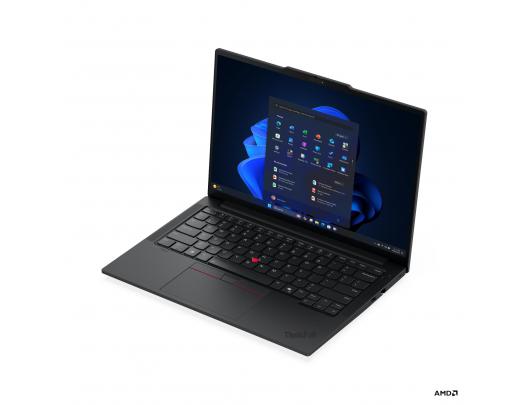 Nešiojamas kompiuteris Lenovo ThinkPad E14 Gen 7, 14 WUXGA AMD R5 230/16GB/512GB/AMD Radeon 760M/WIN11 Pro/ENG apšviesta klaviatūra, juodas