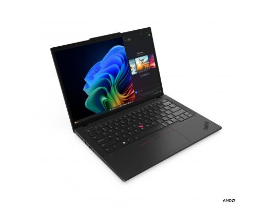 Nešiojamas kompiuteris Lenovo ThinkPad T14 G6 AMD, 14", WUXGA, Ryzen 5 PRO, 32GB DDR5, 512GB SSD, Radeon 840M, Win 11 Pro, LTE, juodas.