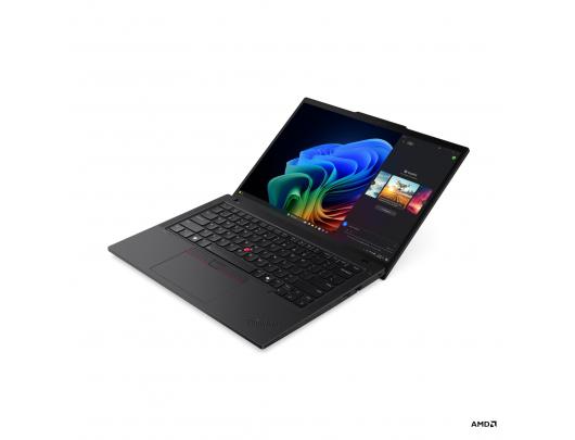 Nešiojamas kompiuteris Lenovo ThinkPad T14 G6 AMD, 14", WUXGA, Ryzen 5 PRO, 32GB DDR5, 512GB SSD, Radeon 840M, Win 11 Pro, LTE, juodas.