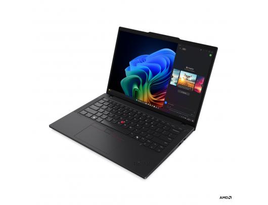 Nešiojamas kompiuteris Lenovo ThinkPad T14 G6 AMD, 14", IPS, WUXGA, AMD Ryzen 5 PRO, 32GB DDR5, 512GB SSD, Windows 11 Pro, Nordic klaviatūra, juodas
