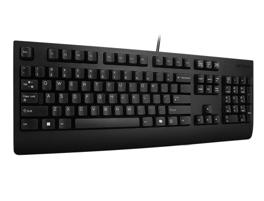 Klaviatūra Lenovo Preferred Pro II, laidinė, lietuviška, juoda, USB-A