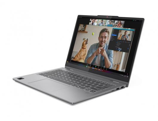 Nešiojamas kompiuteris Lenovo IdeaPad 5, 2-in-1, 14Q8X9 Touch, 14 WUXGA, Snapdragon X, X1-26-100/16GB/512GB/Qualcomm Adreno GPU/WIN11 Home/Nordic apšviesta klaviatūra, pilkas.