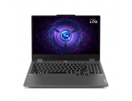 Nešiojamas kompiuteris Lenovo LOQ 15IAX9, 15.6 FHD i5-12450HX/24GB/512GB/NVIDIA GF RTX 4050 6GB/WIN11 Home/Nordic apšviesta klaviatūra, pilkas