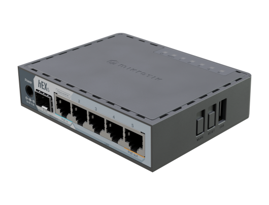 Maršrutizatorius MikroTik hEX S, su RouterOS L4