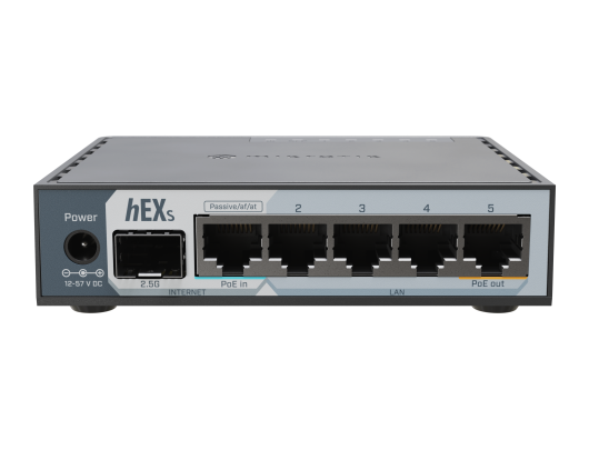 Maršrutizatorius MikroTik hEX S, su RouterOS L4