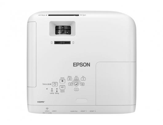 Projektorius Epson EH-TW840, 3LCD, 1920x1080, 4000 ANSI liumenų, baltas