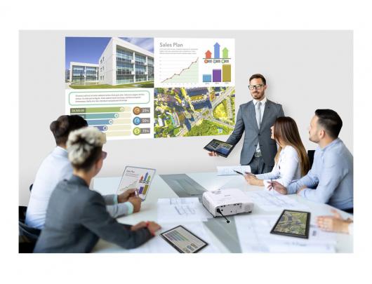 Projektorius Epson EH-TW840, 3LCD, 1920x1080, 4000 ANSI liumenų, baltas