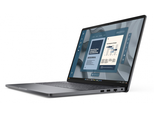 Nešiojamas kompiuteris Dell Pro 16 PC16255, 16", FHD+, AMD Ryzen 5 PRO, 16GB, 1000GB SSD, AMD Radeon 760M, Windows 11 Pro, Nordic apšviesta klaviatūra, garantija 36 mėn.