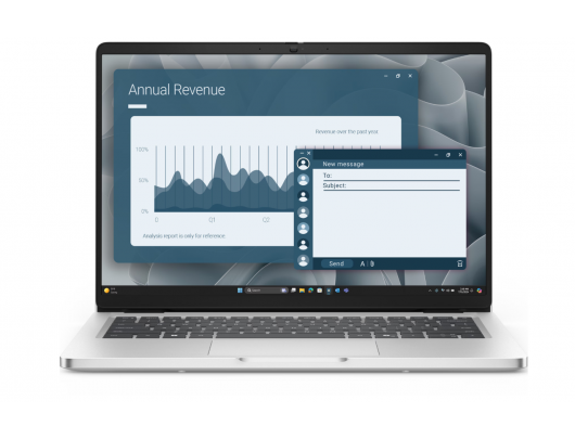 Nešiojamas kompiuteris Dell Pro 14 PC14255, 14", IPS, FHD+, AMD Ryzen AI 5 PRO, 16GB DDR5, 512GB SSD, AMD Radeon 840M, Win 11 Pro, 802.11ax, klaviatūra apšviesta, garantija 36 mėn.