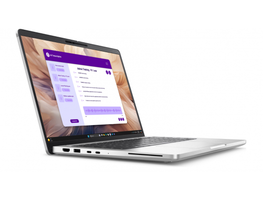 Nešiojamas kompiuteris Dell Pro 14 Plus PB14250, 14", FHD+, Intel Core Ultra 5, 16GB, SSD 512GB, Intel Graphics, Windows 11 Pro, 802.11ax, Bluetooth 5.3, Klaviatūra apšviesta.