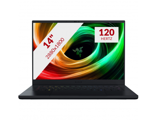Nešiojamas kompiuteris Razer Blade 14, 14" QHD+ 120 Hz OLED R9-365/64GB/2TB/NVIDIA GeForce RTX 5070/ENG apšviesta klaviatūra, juodas