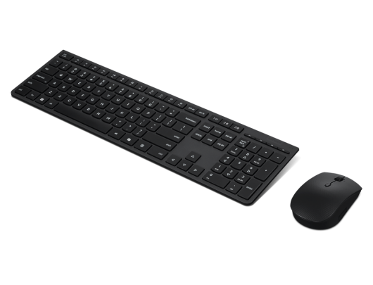 Klaviatūra ir pelė Lenovo Professional, belaidė, Bluetooth, 2.4 GHz, pilka