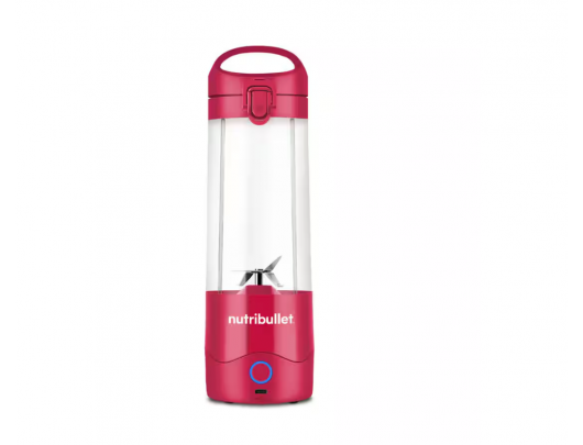 Kokteilinė Nutribullet NBP003MA, nešiojamas, Tritan indas, 0.475 L talpa, ledo smulkinimas, purpurinė magenta