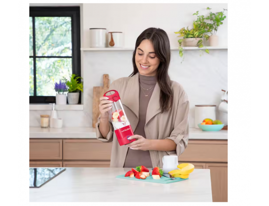 Kokteilinė Nutribullet NBP003MA, nešiojamas, Tritan indas, 0.475 L talpa, ledo smulkinimas, purpurinė magenta