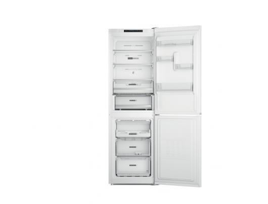 Šaldytuvas Whirlpool W7X 83A W, laisvai pastatomas, 191.2 cm, apačioje šaldiklis, 231/104 l, automatinis atitirpinimas, klasė D, baltas