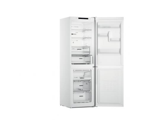 Šaldytuvas Whirlpool W7X 83A W, laisvai pastatomas, 191.2 cm, apačioje šaldiklis, 231/104 l, automatinis atitirpinimas, klasė D, baltas
