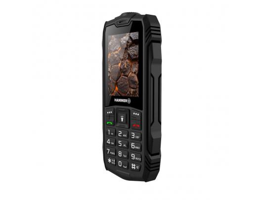 Telefonas HAMMER ROCK LTE, Dual SIM 2.4" IPS 240x320/128MB/48MB RAM/microSD/LTE, juodas