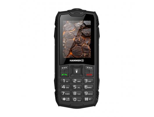 Telefonas HAMMER ROCK LTE, Dual SIM 2.4" IPS 240x320/128MB/48MB RAM/microSD/LTE, juodas