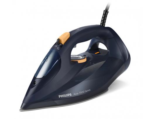 Lygintuvas Philips DST7060/20, 3000 W, vandens talpa 300 ml, nuolatinis garas 55 g/min, garo padidinimas 250 g/min, mėlynas/geltonas.
